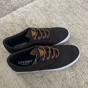 Sperry Top-Sider Grey and Brown Boat Shoes Casual Style New